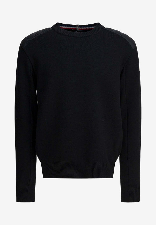 Moncler Grenoble Wool Crewneck Sweater Blue 9C00004-UM1122999_90b6941c-d199-484c-8bca-da6210862421