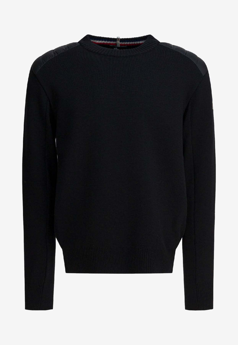 Moncler Grenoble Wool Crewneck Sweater Blue 9C00004-UM1122999_90b6941c-d199-484c-8bca-da6210862421