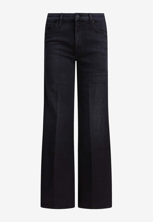 MOTHER Roller Sneak Wide-Leg Jeans Black 10415-965ENT_2082302d-719f-422c-a1a4-3dc74c6d57d3