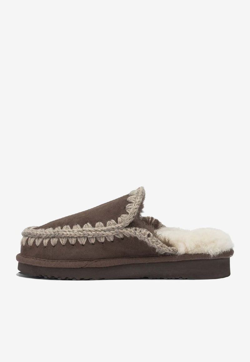 Mou Eskimo Suede Slippers Brown MU.FW101125ABRPEP_057200a5-7301-4782-a50a-250b7eced610