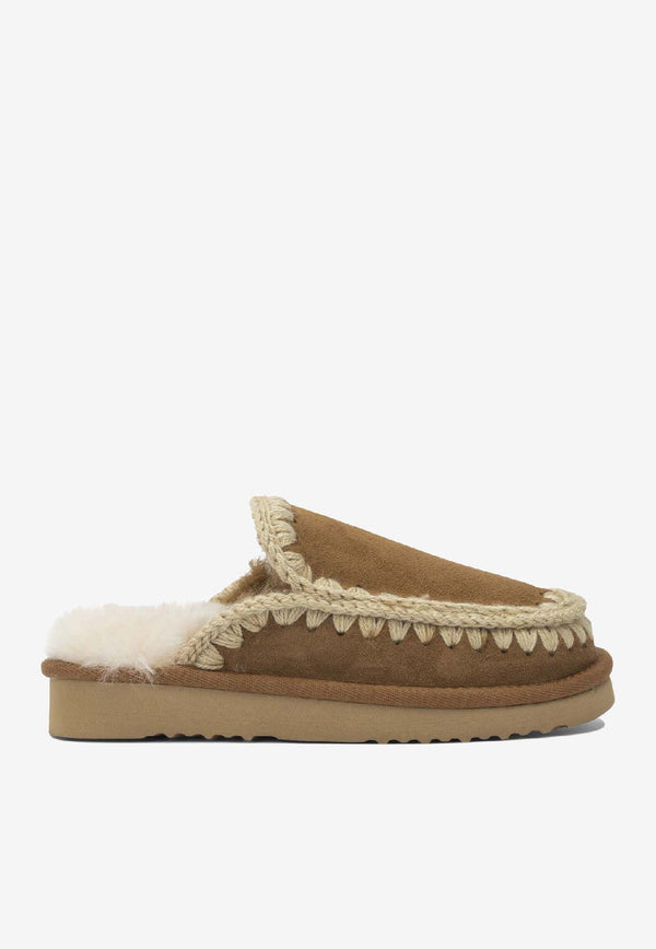 Mou Eskimo Suede Slippers Cognac MU.FW101125ACOG_38210521-d05f-4747-b8d9-e61045b2d1e8