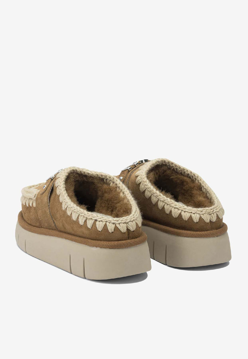 Mou Bounce Suede Clogs Cognac MU.FW531001ACOG_531fd618-3f24-4bc8-b321-92c92fee9adf