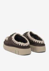Mou Bounce Suede Clogs Brown MU.FW531001AMOCHA_c0578567-7841-43b9-9b03-12f1e578fde1