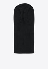 Needles Embroidered Logo Wool Balaclava Black RW057E-BLACK_6eb3a411-0b47-4609-8a92-97da88570037