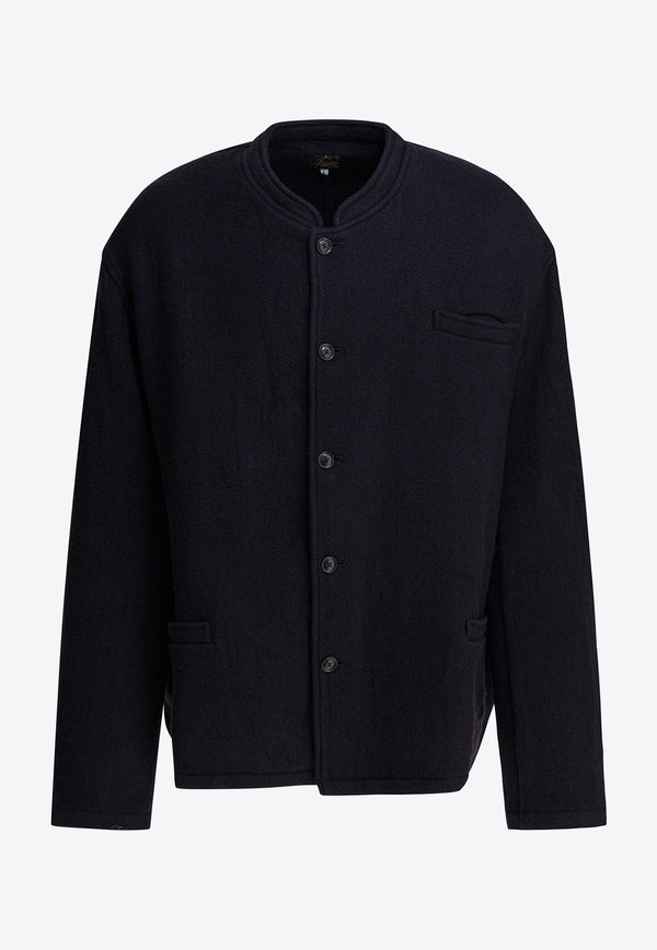 Needles Kersey Wool Long-Sleeved Jacket Navy RW151DK.NAVY_664a644e-bb82-4b8e-9de8-42f284e458d8