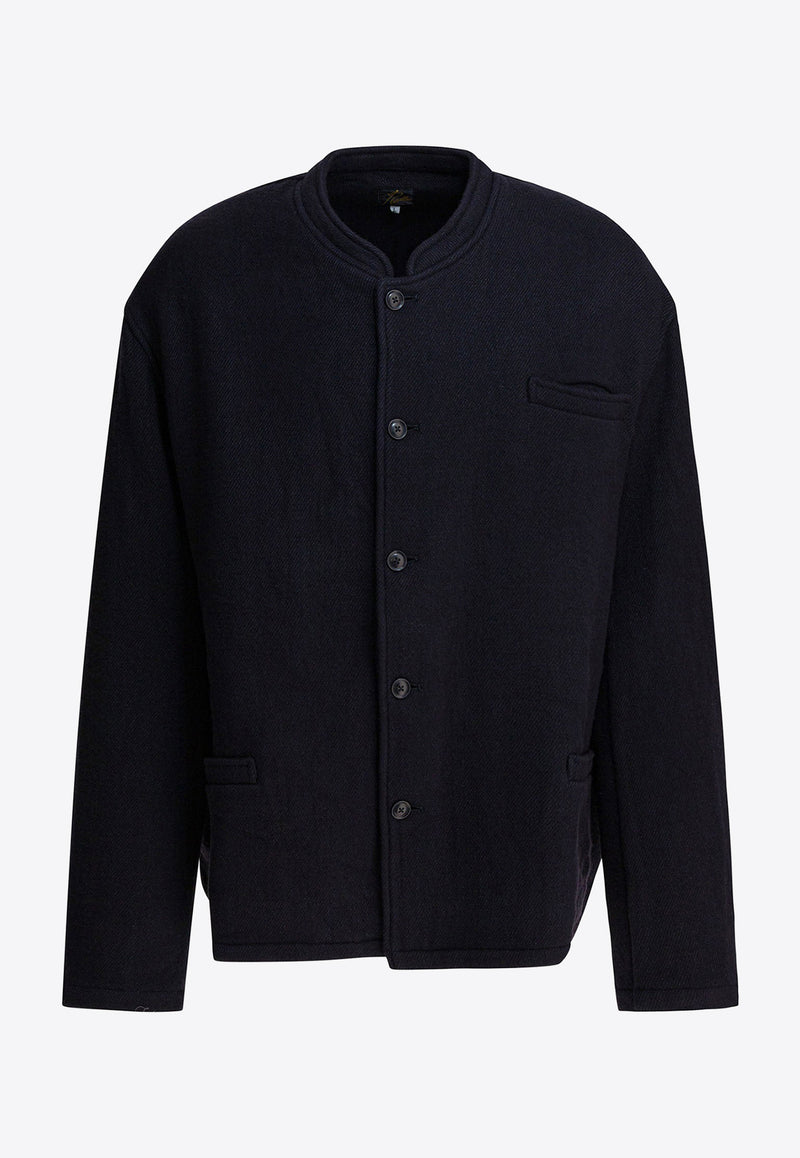 Needles Kersey Wool Long-Sleeved Jacket Navy RW151DK.NAVY_664a644e-bb82-4b8e-9de8-42f284e458d8