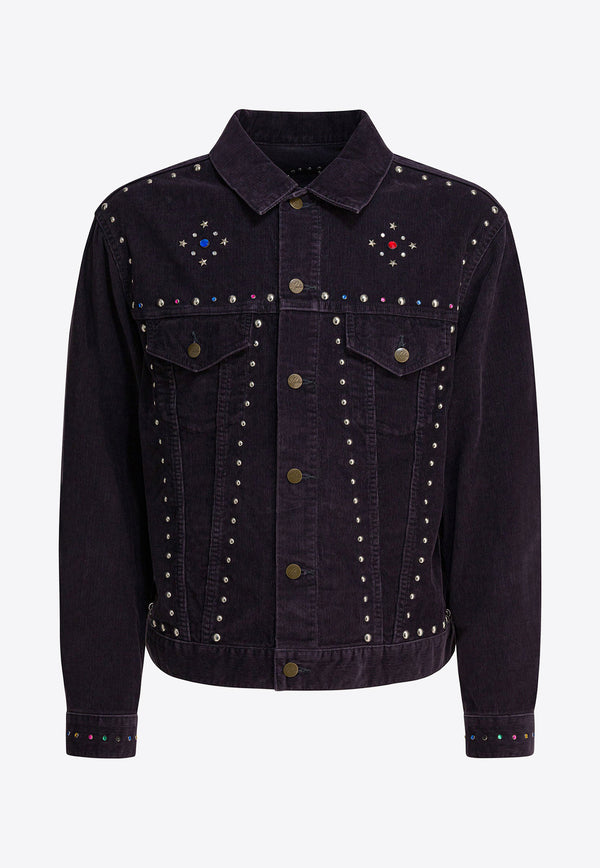 Needles Studded Corduroy Denim Jacket Black RW167B-BLACK_aa7e1b53-cd53-431f-9435-0e821732b36d