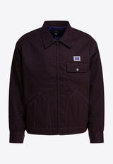 Needles Pe/C Zip-Up Lightweight Jacket Bordeaux RW211A-BURGUNDY_831546ad-8a02-4657-8a27-0fa37c2cc309