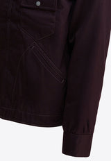 Needles Pe/C Zip-Up Lightweight Jacket Bordeaux RW211A-BURGUNDY_831546ad-8a02-4657-8a27-0fa37c2cc309