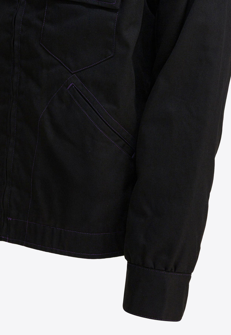 Needles Pe/C Zip-Up Lightweight Jacket Black RW211C-BLACK_6bad1a01-667f-44f7-b4b1-40026795ff36