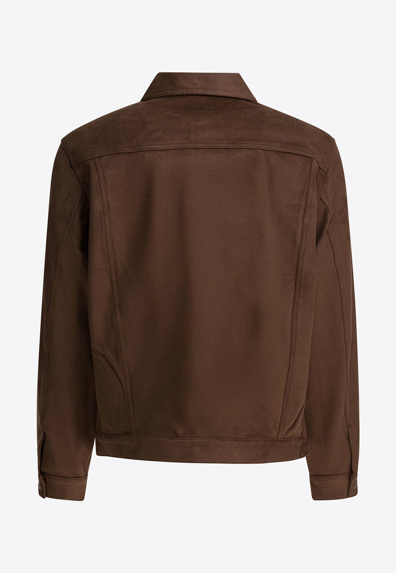 Needles Penny Jean Suede Overshirt Brown RW248A-BROWN_c8162b98-be78-45f3-86e7-1e7a84d4f6fb