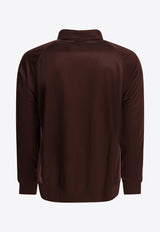 Needles Embroidered Logo Zip-Up Track Jacket Bordeaux RW314A-BROWN_0aded2ab-b476-461d-a1f9-f078450a0cbe