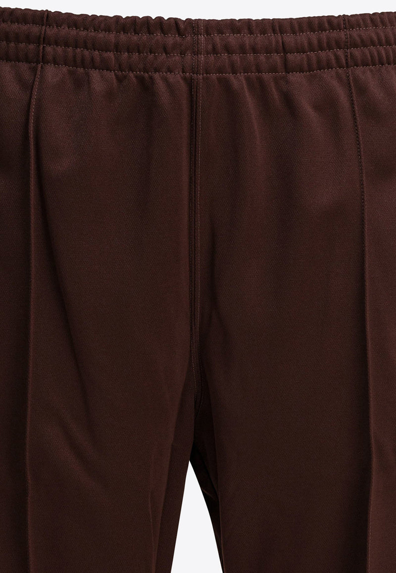 Needles Poly Smooth Logo Boot-Cut Pants Bordeaux RW318A-BROWN_b85ce7cf-61ce-4b43-8bec-24c364074c6b