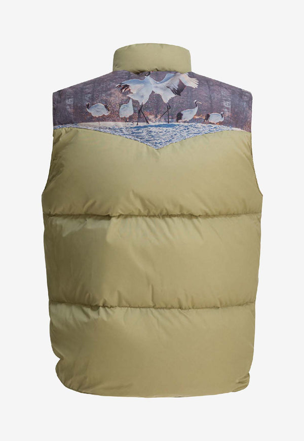 Needles Printed Down Vest RW431A-BEIGE_204c6290-30f6-4b57-aa8c-06e8085adddf
