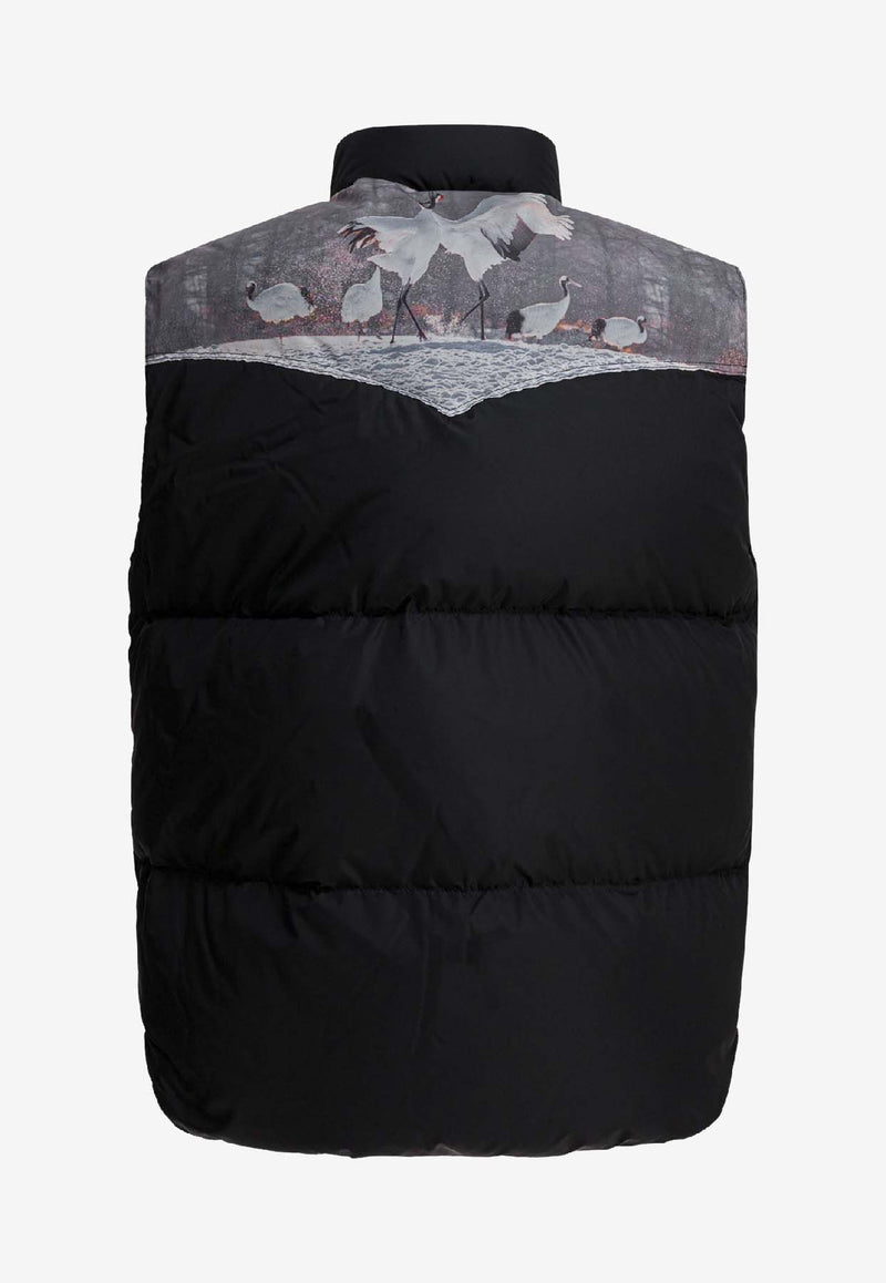 Needles Printed Down Vest RW431C-BLACK_29d3de51-057a-4410-964c-4dd5edee3614