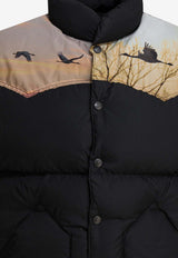 Needles Printed Down Vest RW431C-BLACK_29d3de51-057a-4410-964c-4dd5edee3614