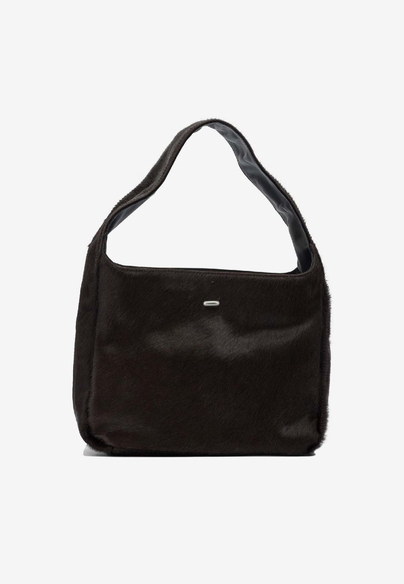 Our Legacy Brick Leather Top Handle Bag Brown A4258BCHCHOCOLATE HAIR ON HIDE_71d5675b-bd11-41f5-8a70-48b15316516b