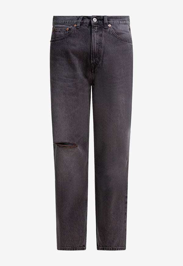 Our Legacy Straight-Leg Ripped Jeans  Brown M4255THHIGHWAY COFFEE_5330d0ea-ab14-4903-b75f-9b09e5d260c0