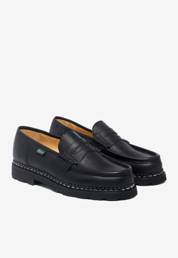 Paraboot Reims Leather Loafers Black 099412NOIRE-LIS NOIR_96dd82aa-e777-4264-abe5-72eb161fd979