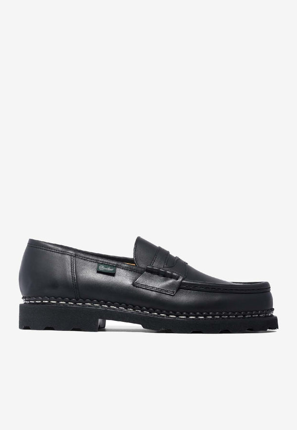 Paraboot Reims Leather Loafers Black 099412NOIRE-LIS NOIR_96dd82aa-e777-4264-abe5-72eb161fd979
