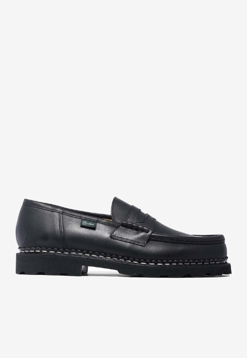 Paraboot Reims Leather Loafers Black 099412NOIRE-LIS NOIR_96dd82aa-e777-4264-abe5-72eb161fd979