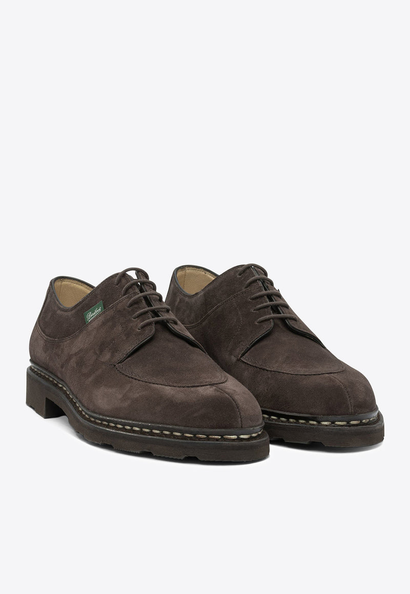 Paraboot Avignon Suede Brogue Shoes Brown 145548MARRON-VEL CONGO_c70a874d-7e8a-403e-8982-3748aea6e0b6