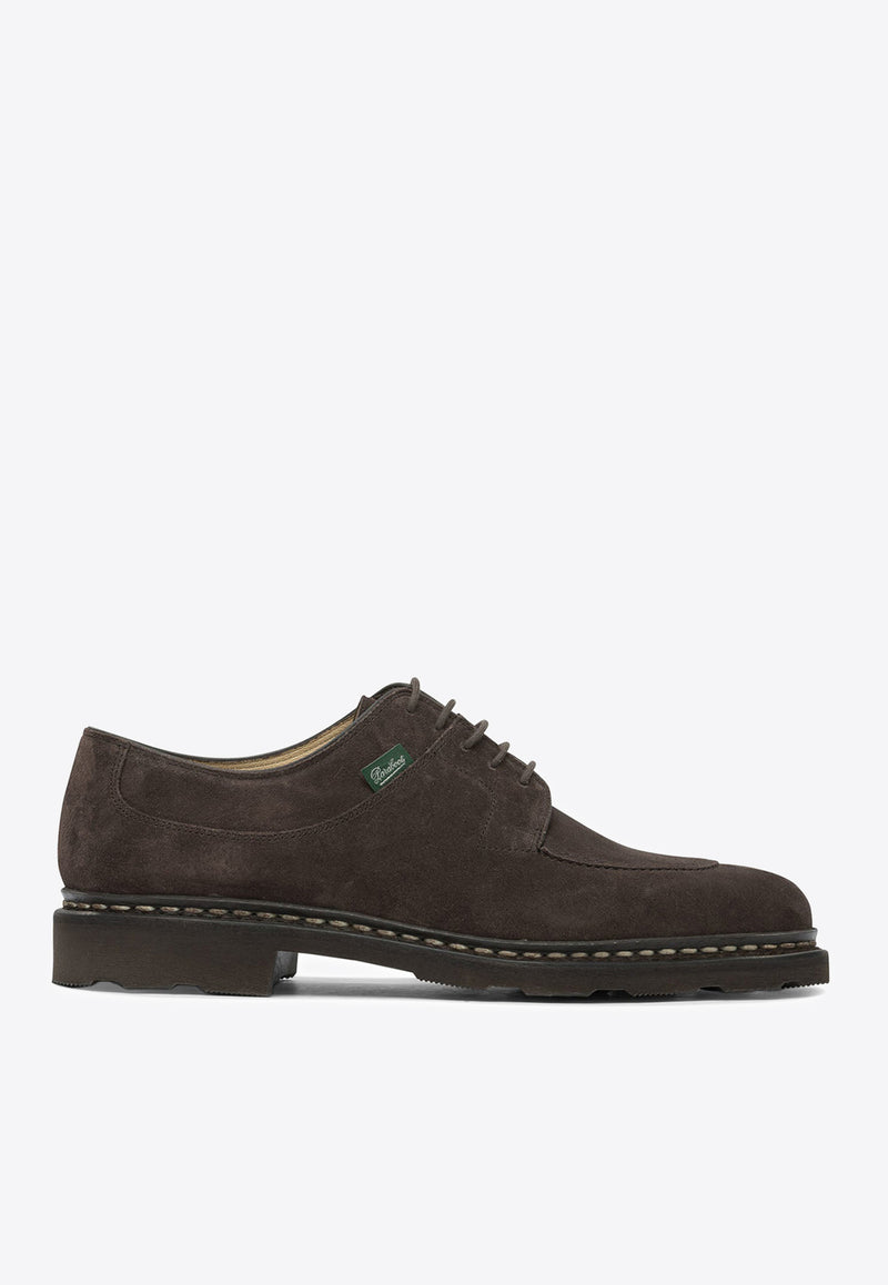 Paraboot Avignon Suede Brogue Shoes Brown 145548MARRON-VEL CONGO_c70a874d-7e8a-403e-8982-3748aea6e0b6