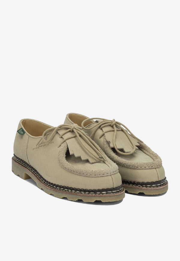 Paraboot Suede Derby Shoes Beige 232172MIEL-LIS/VEL SAND_a5019f40-4c34-489c-9ea2-382e47061755