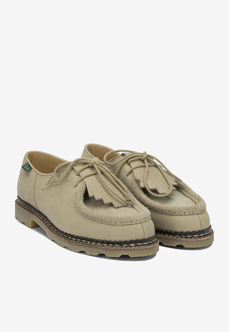 Paraboot Suede Derby Shoes Beige 232172MIEL-LIS/VEL SAND_a5019f40-4c34-489c-9ea2-382e47061755