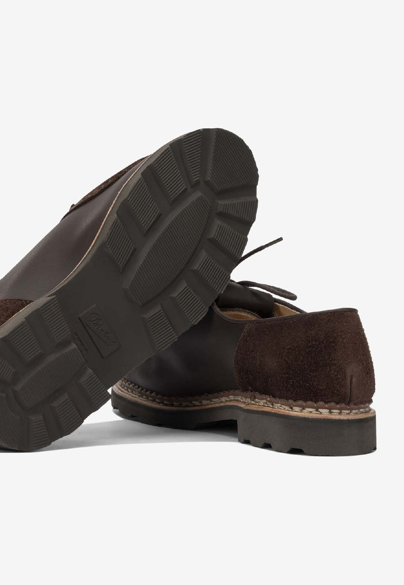 Paraboot Lace-Up Leather Loafers Brown 232173MARRON-LIS/VEL CAFE_9e4e5f8b-4d15-4e2f-9866-087a8f96aa69