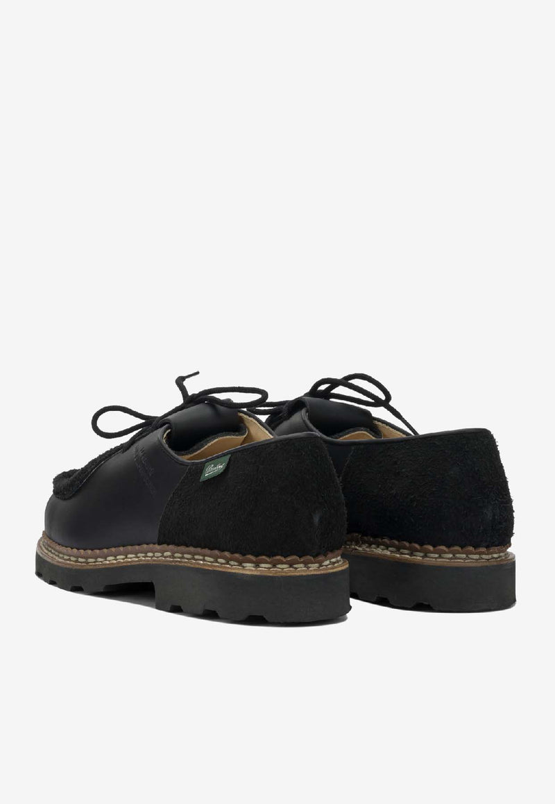 Paraboot Leather Lace-Up Shoes Black 232182NOIR-LIS/VEL NOIR_53d7afbe-e262-4227-9a8d-1e4654643cee