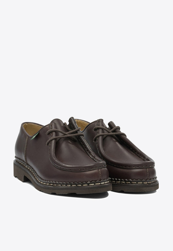 Paraboot Michael Lace-Up Derby Shoes Brown 721213MARRON-LIS CAFE_d108db0e-2a26-480b-81cd-1b04399f7666