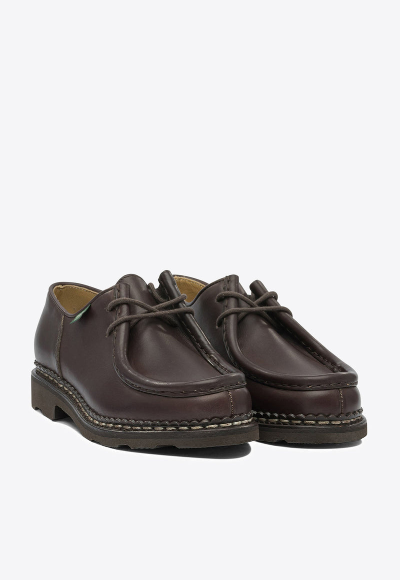 Paraboot Michael Lace-Up Derby Shoes Brown 721213MARRON-LIS CAFE_d108db0e-2a26-480b-81cd-1b04399f7666