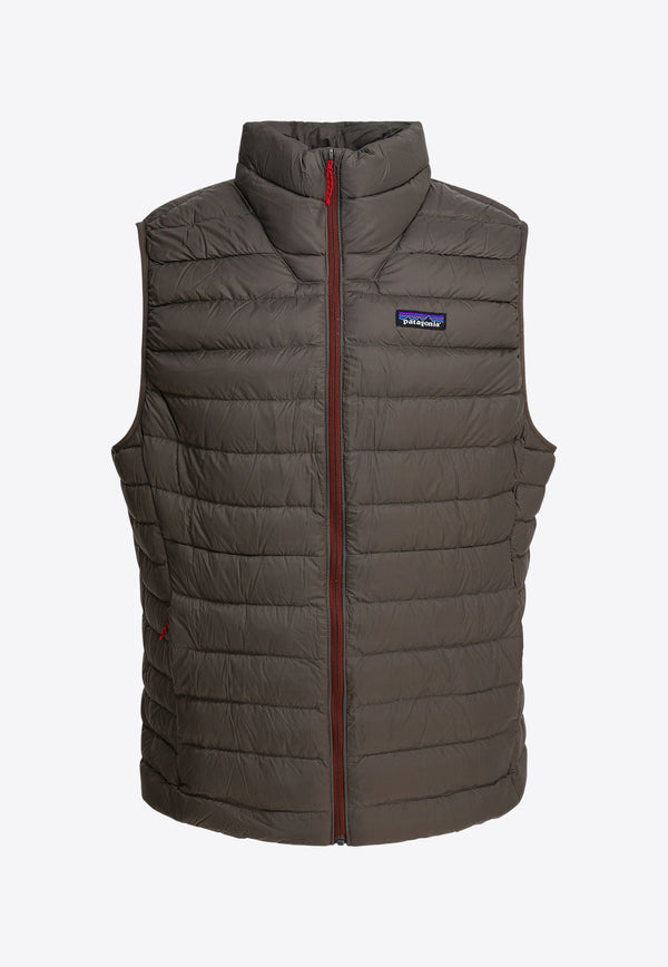 Patagonia Logo Patch Down Gilet Brown 84623MRLB_d73532be-72dc-4e08-b029-65b5fead541f