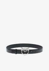 PINKO Love Birds Leather Belt Black 100125A2M4Z99E_e1cef8b5-713c-44ed-9419-fe964bb61f2e
