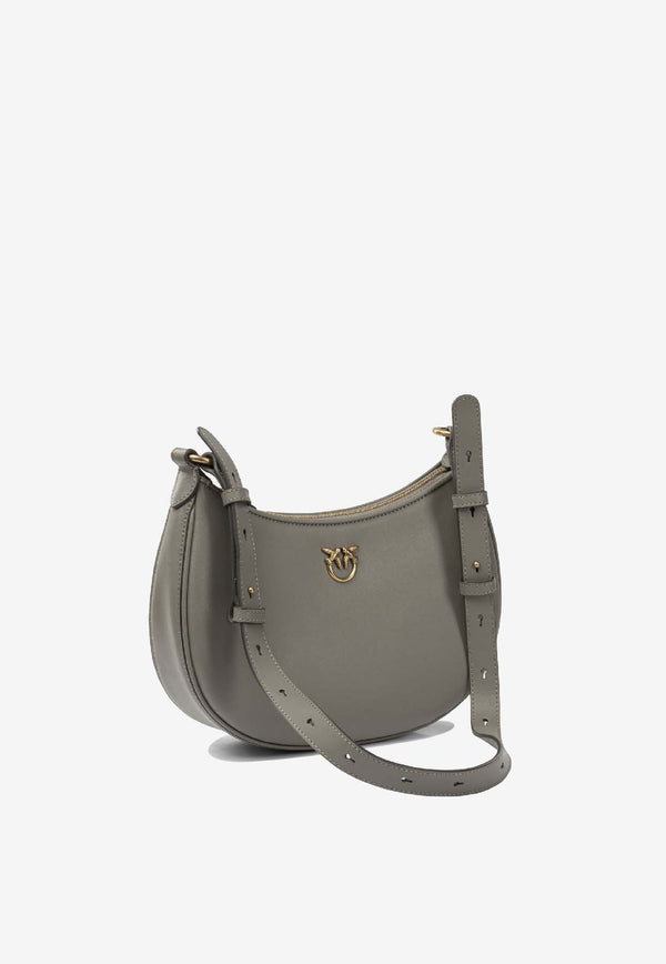 PINKO Small Half Moon Shoulder Bag Taupe 102790A0F1I68Q_af1c78fc-5800-4fd2-ae5f-08cf8403699a