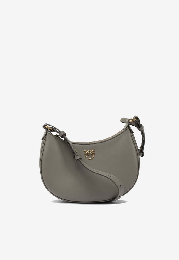 PINKO Small Half Moon Shoulder Bag Taupe 102790A0F1I68Q_af1c78fc-5800-4fd2-ae5f-08cf8403699a