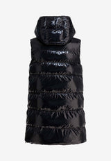 PINKO Glossy Padded Vest Black 103825A2P7Z99_67dadf62-703a-4100-ba70-c9e9deedabbf
