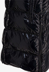 PINKO Glossy Padded Vest Black 103825A2P7Z99_67dadf62-703a-4100-ba70-c9e9deedabbf