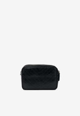 PINKO Medium Chevron Leather Crossbody Bag Black 104336A2JCZ99E_2bf3e4d7-474a-4b54-8b09-f955f7f909c9