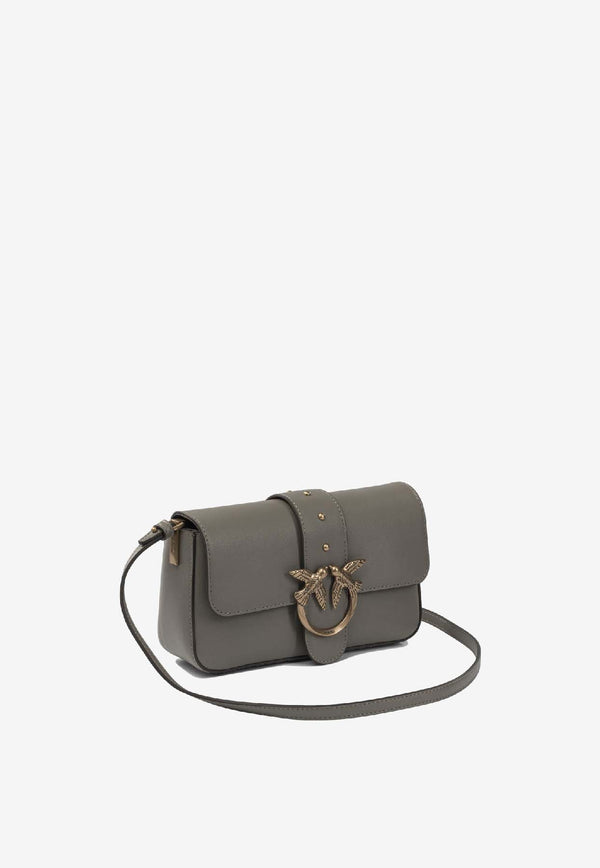 PINKO Mini Soft Leather Crossbody Bag Taupe 104340A0QOI68Q_98aac94b-49f6-44ae-ab43-c9ff6aca5d51