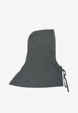 PINKO Ribbed Knit Wool Balaclava Gray 104494A2Z1K07_1d1f8d3e-50ef-4ed8-b42d-d49b7217c88e