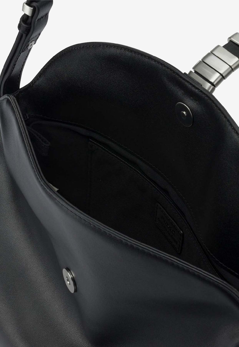 PINKO Medium Saddle Shoulder Bag Black 105049A1ZXZ99E_4882a503-ca1e-4230-9a3d-268f543786ef