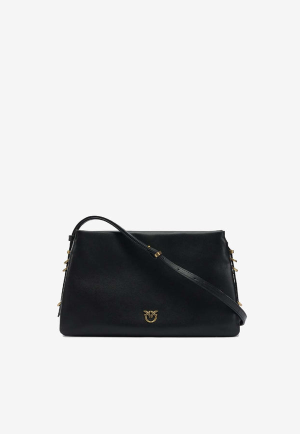 PINKO One, Two, Three Leather Shoulder Bag  Black 105161A0QOZ99Q_cbb25bdc-95d0-4694-9ed1-d15dfd68c1e6