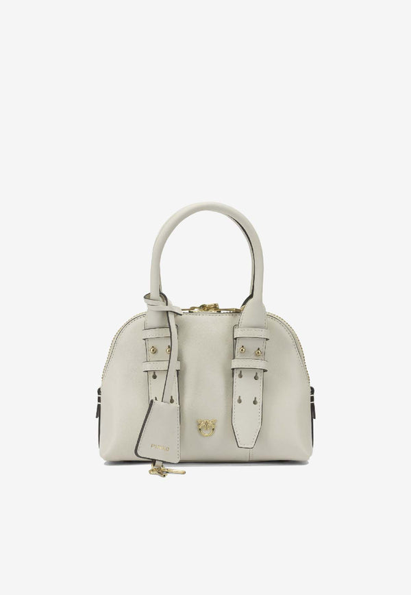PINKO Mini Escape Leather Top Handle Bag  White 105333A0QOZ14V_d354d4b5-e8ac-45f0-82c3-8c176cf6af2f