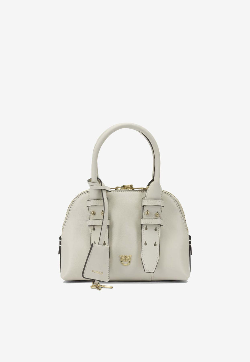 PINKO Mini Escape Leather Top Handle Bag  White 105333A0QOZ14V_d354d4b5-e8ac-45f0-82c3-8c176cf6af2f