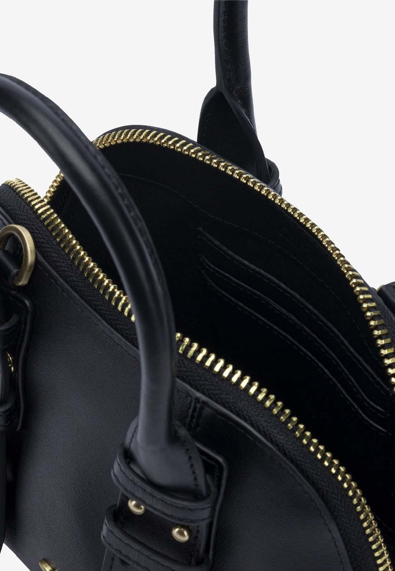 PINKO Mini Escape Leather Top Handle Bag  Black 105333A0QOZ99V_e2a230d8-64c2-423b-b547-251430dfa2b2