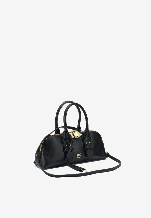 PINKO Small Escape Top Handle Bag Black 105334A0QOZ99V_c0086523-43e1-4480-bb4f-4385a2036c2b