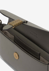 PINKO Saddle Leather Shoulder Bag  Taupe 105349A1ZXI68Q_778553c3-d2eb-4f9c-81e7-822af0fad91f