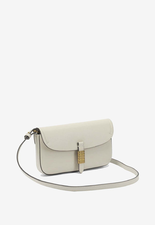 PINKO Saddle Leather Shoulder Bag  White 105349A1ZXZ14Q_6d0791d2-8604-46ca-a1a4-723570f00b7a